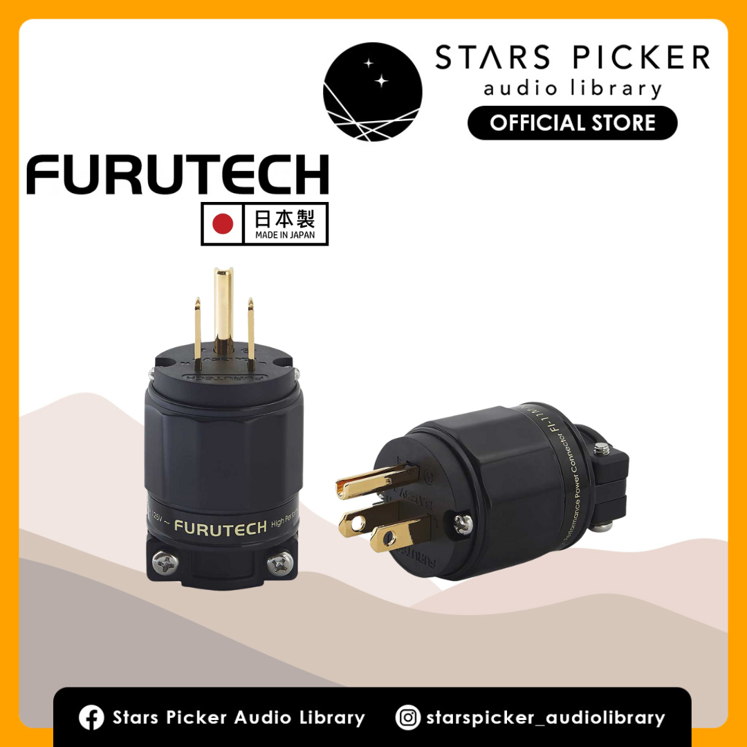 Furutech FI-11M-N1(G) 24k Gold Plated US Power Connector