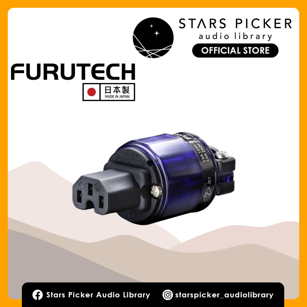 Furutech FI-11-N1(R) Rhodium Plated High Performance IEC Connector Made In Japan