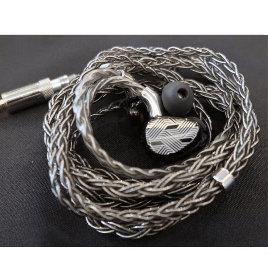 FiiO FA19 10 Balanced Armature in Ear Monitors | Audiophile Earphones with Detachable Pure Silver MMCX Headphone Cable