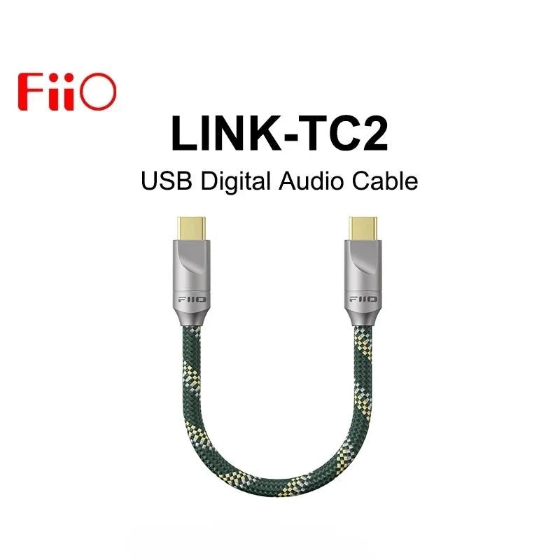 FiiO LINK-TC2 USB-C to USB-C Hi-Fi Audio and Charging Cable