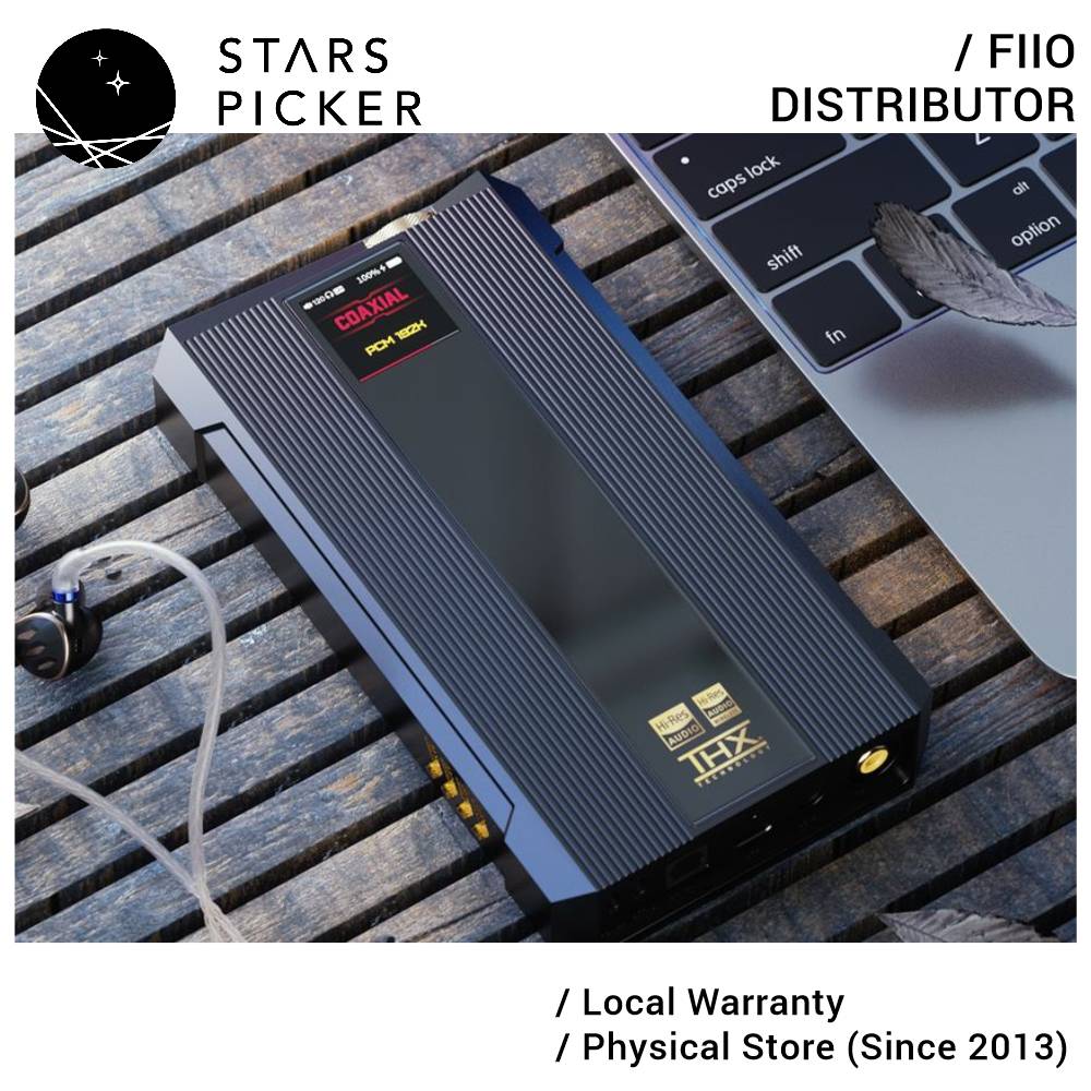 Fiio Q7 Hi-Res Portable DAC Headphone Amplifier 3000mW Output ES9038PRO QCC5124 THX AAA 788+ XMOS XU316