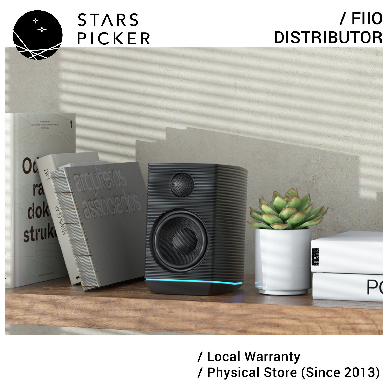 Fiio SP3 HiFi Desktop Active Speakers 3.5inch Carbon Fiber Woofer
