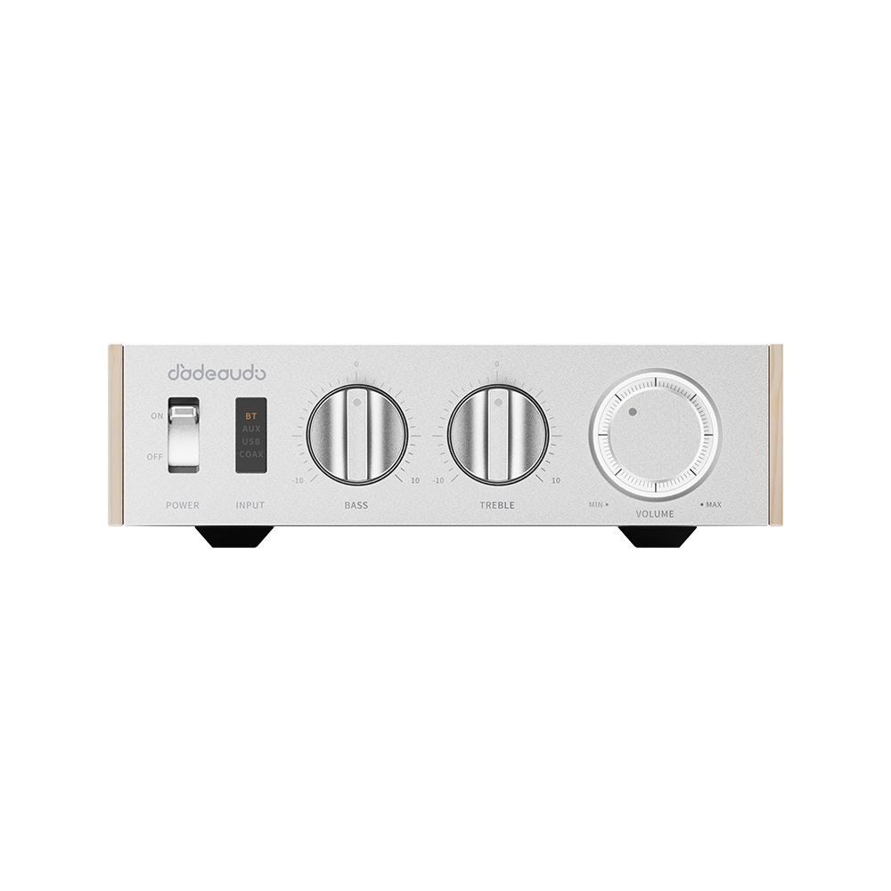 FiiO JadeAudio Level 1, Class-D Power Amplifier | 2×300W | LDAC Bluetooth & USB/Coax Input | Subwoofer Out