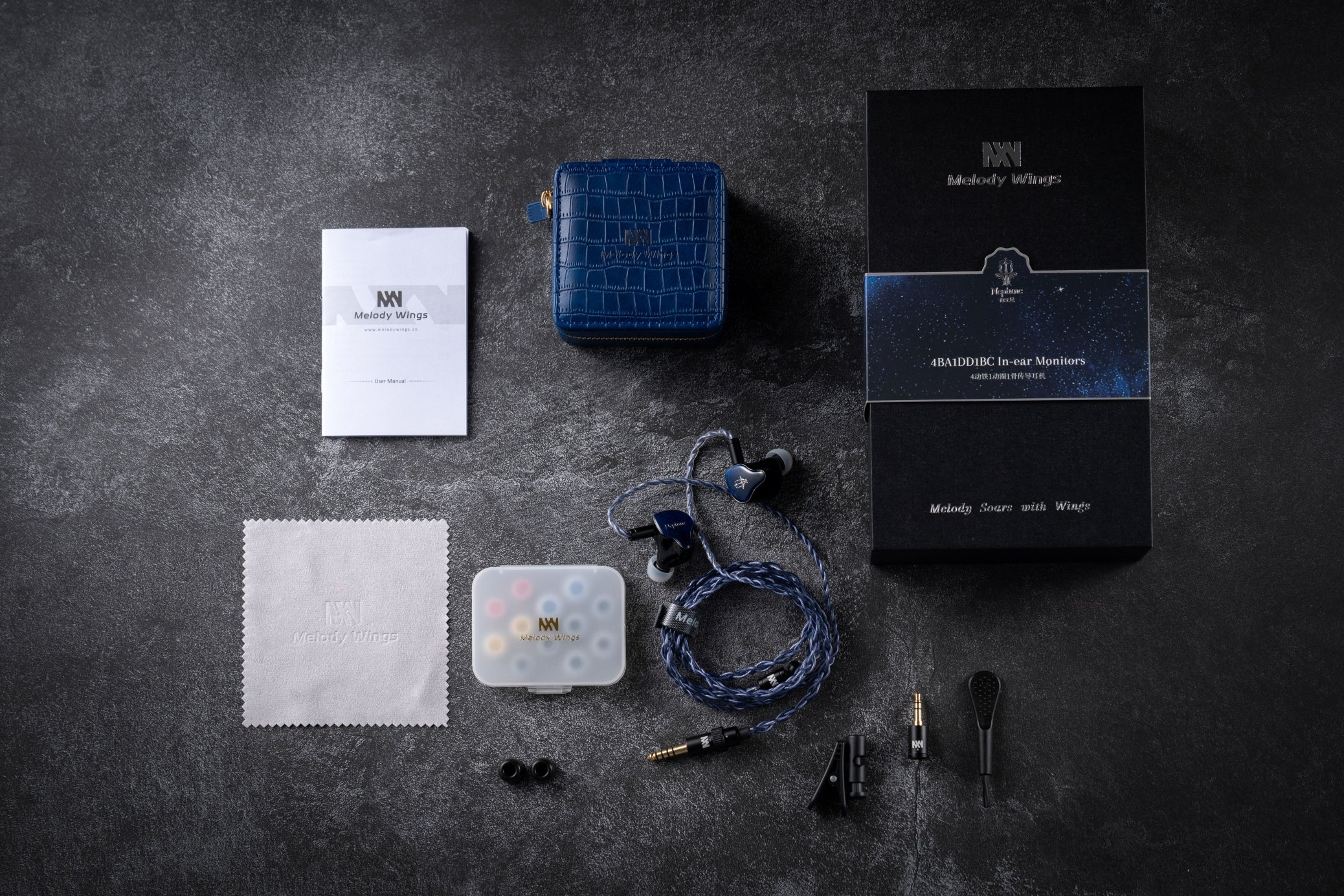 Melody Wings Neptune - Tribrid driver IEM