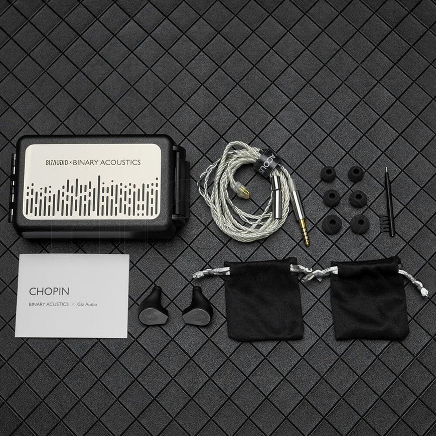 Binary Acoustics x Gizaudio Chopin 1DD+3BA Hybrid IEM Earphone - Gizaudio x Binary Chopin