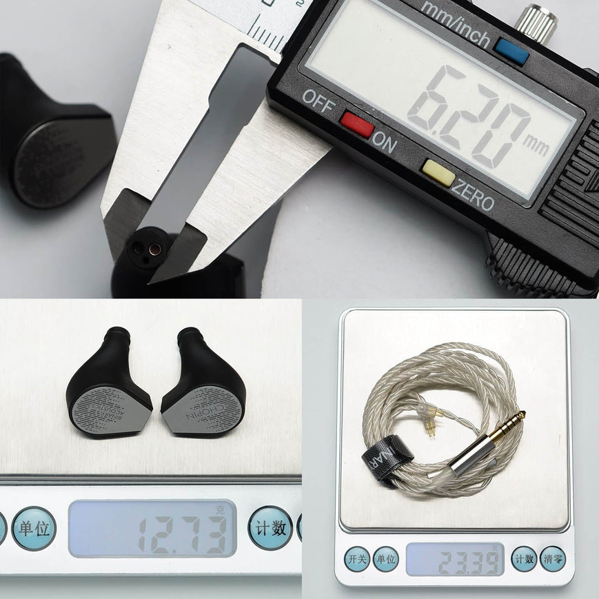 Binary Acoustics x Gizaudio Chopin 1DD+3BA Hybrid IEM Earphone - Gizaudio x Binary Chopin