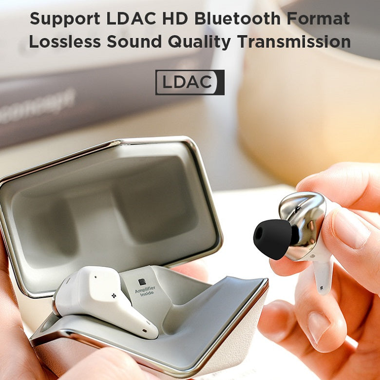 HIFIMAN Svanar Wireless Jr - IPX5 ANC Noise Cancelling TWS True Wireless LDAC 32 hours Battery Life