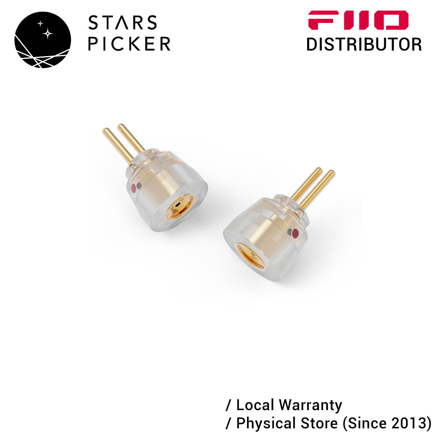FiiO LC-78A - MMCX Female to 0.78mm 2 Pin Male IEM Earphone Adapter