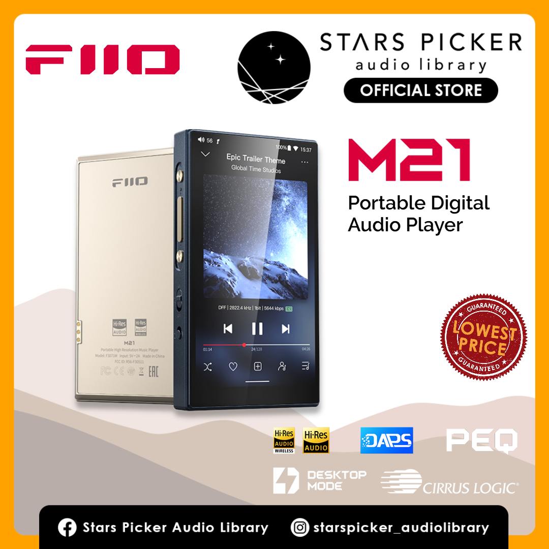 FiiO M21 Portable Digital Audio Player with Quad CS43198 DAC Chip