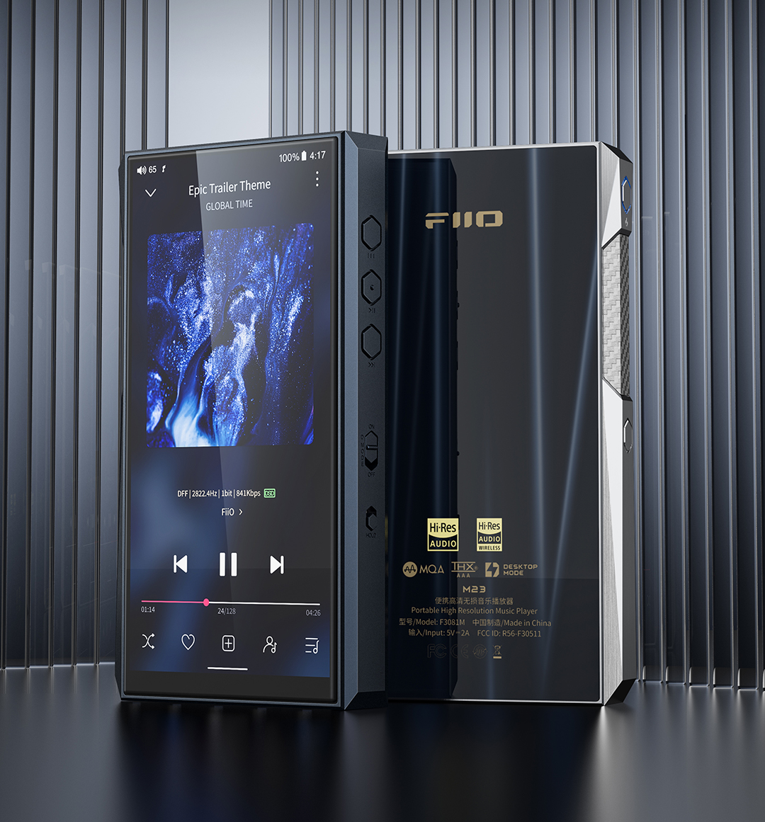 (PM for Best Price) FiiO M23 Hi-Res HIFI Portable Android Music Player DAP USB DAC with AK4191EQ+AK4499EX PEQ Bluetooth 5.0