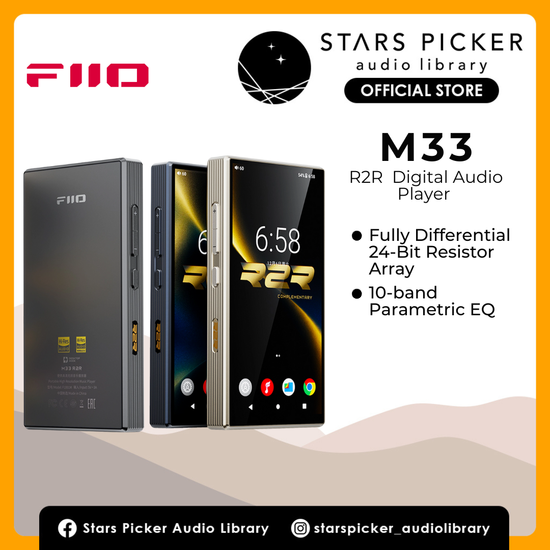 FiiO M33 24-bit R2R Resistor Ladder DAC Digital Audio Player DAP