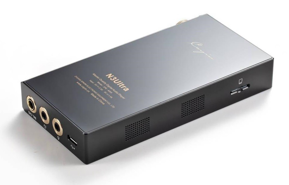 Cayin N3 Ultra - NOS Tube Portable Digital Audio Player with Dual AKM AK4493S DAC with Leather Case