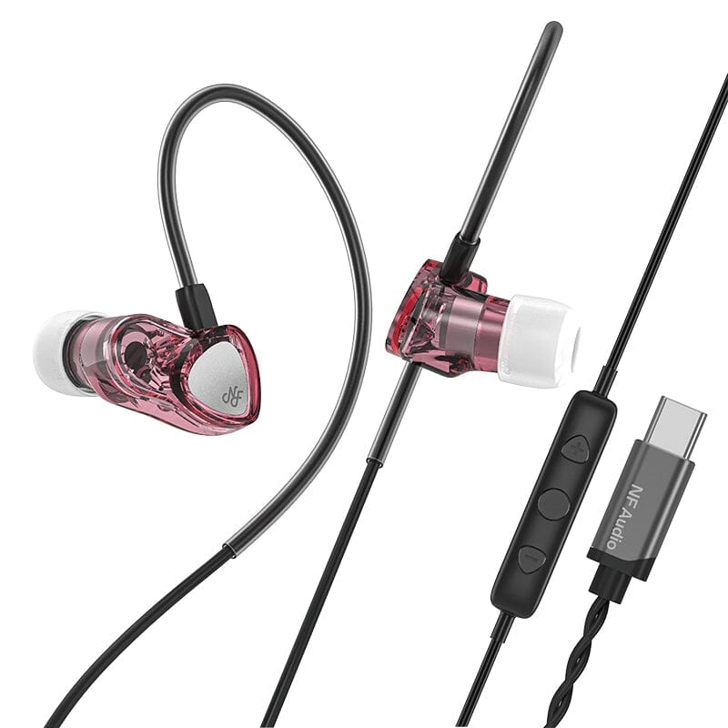 NF Acous RA05 Dynamic Driver Earphones IEM USB C and 3.5mm