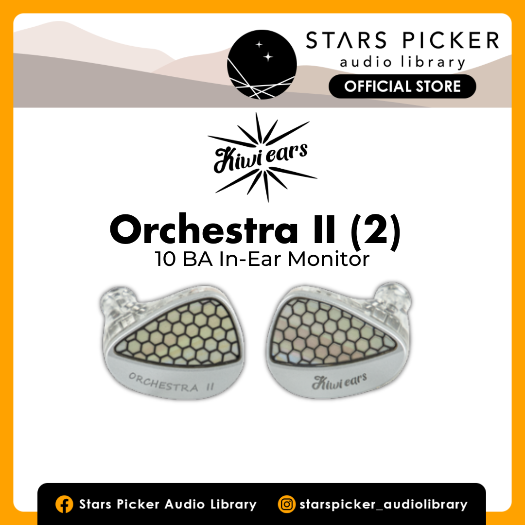Kiwi Ears Orchestra II | 10 Balanced Armature Universal IEMs, KiwiEars Orchestra 2