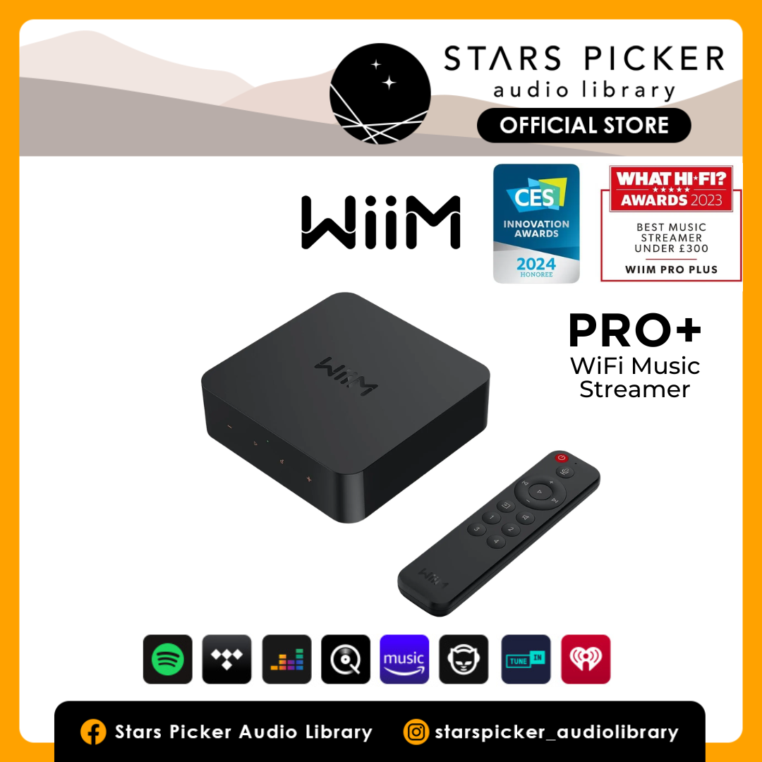 WiiM Pro+ Audiophile Music Streamer | AKM 4493SEQ Velvet Sound DAC | Pro Plus | WiFi Streamer