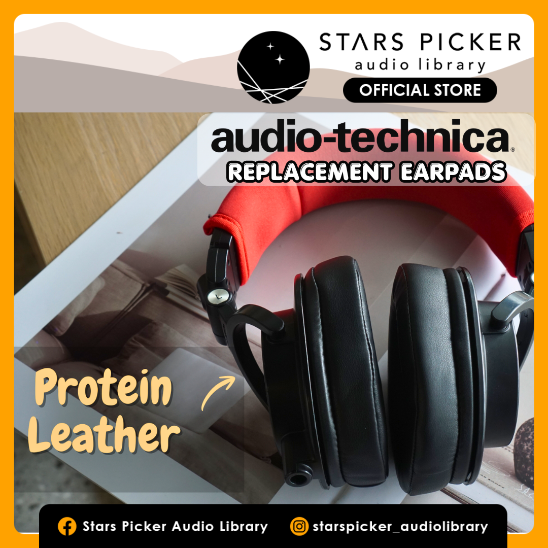 (Class B Protein) Earpads for Audio Technica ATH M series M20X / M30X / M40X / M50X / MSR7 Earpads | 3rd party Earpad