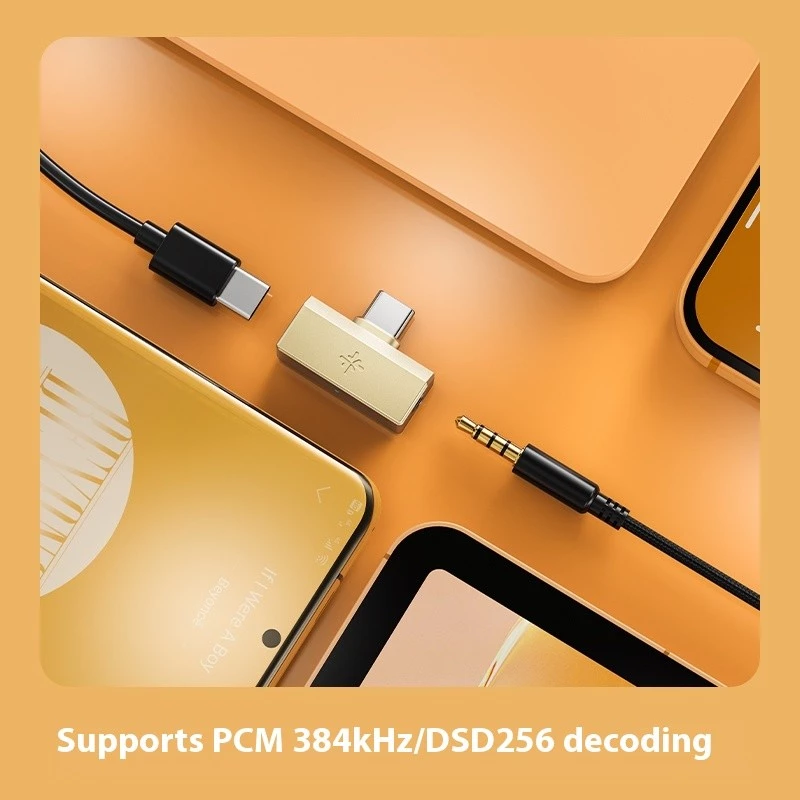 FiiO/Snowsky Tiny Portable - DAC & Headphone Amplifier with PEQ Precision Tuning, PCM 384kHz/DSD256 Decoding