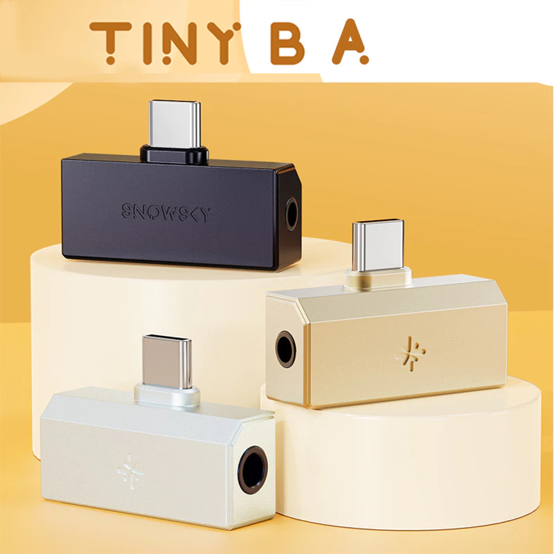 FiiO/Snowsky Tiny Portable - DAC & Headphone Amplifier with PEQ Precision Tuning, PCM 384kHz/DSD256 Decoding