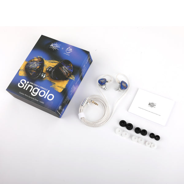 Kiwi Ears x Crinacle Singolo Custom 11mm Dynamic Driver IEM with KIWI Acoustic Resonance System (KARS)