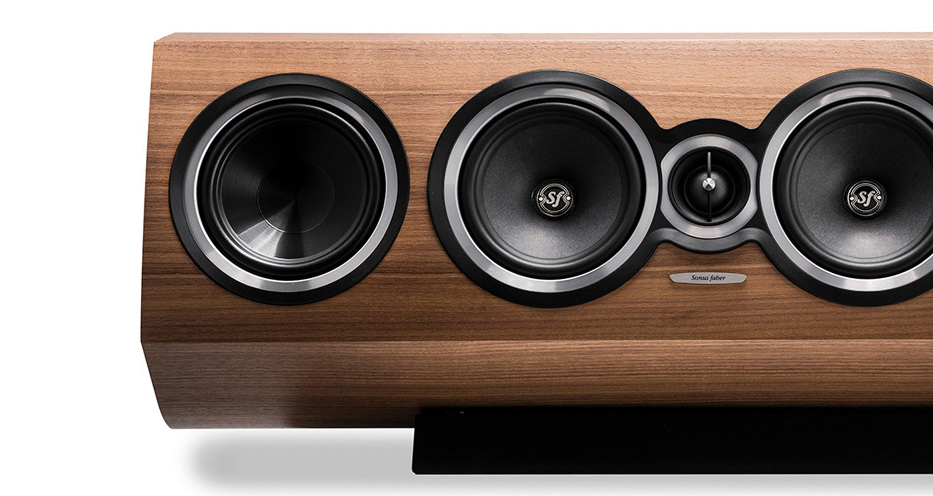 Sonus Faber SONETTO CENTER II - Passive 3-way Horizontal Center Loudspeaker System with Vented Box Design