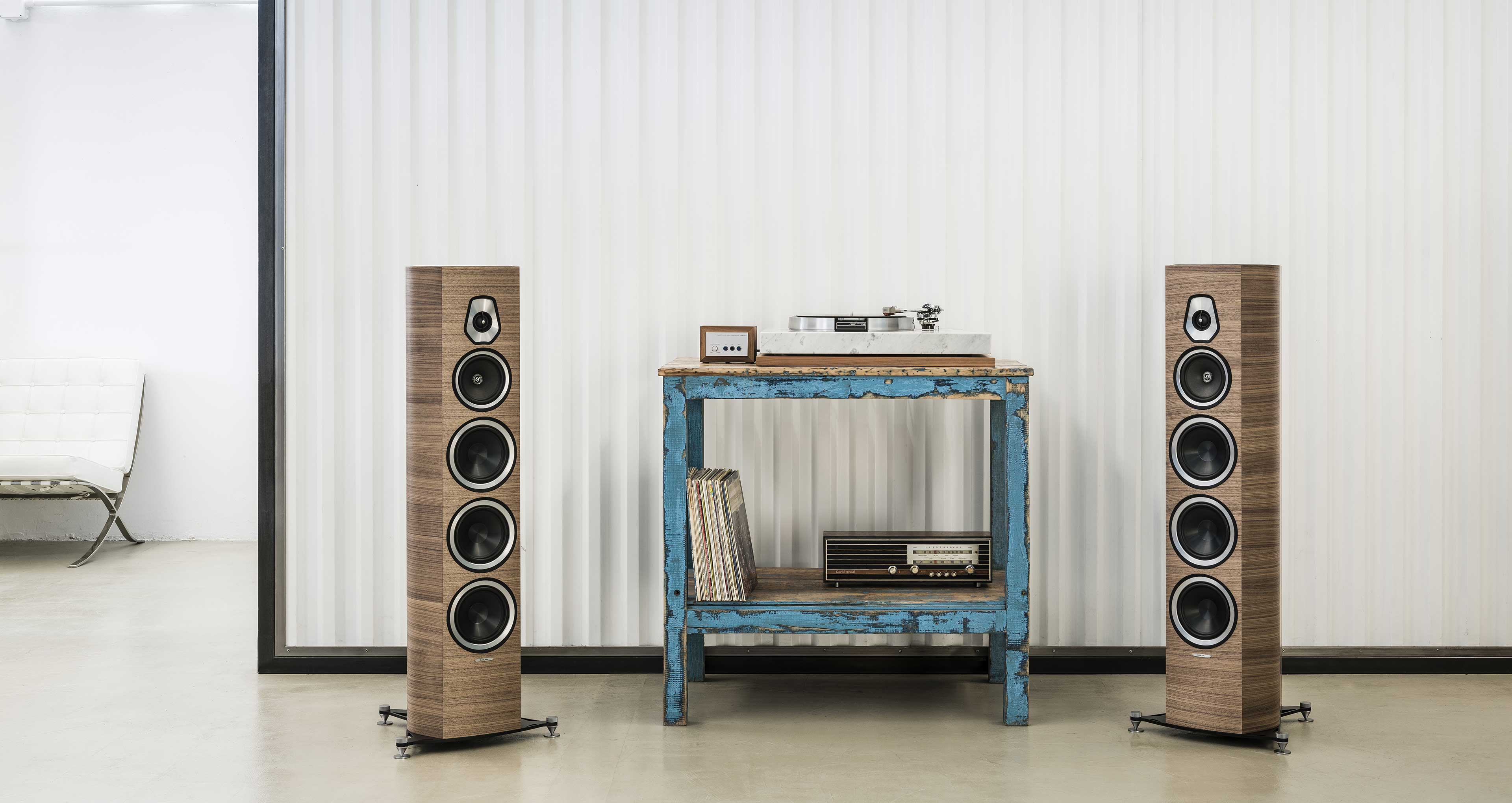 Sonus Faber SONETTO VIII - Sonetto Series Flagship Passive 3-way Floorstanding Loudspeaker System + Vented Box Design