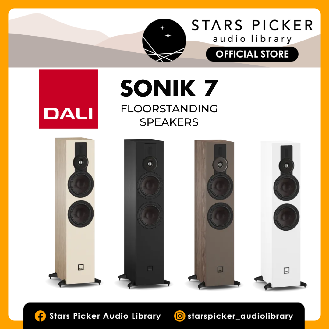 DALI SONIK 7 Floorstanding Speakers with 7in Woofers and SMC Magnet & Clarity Cone Tech