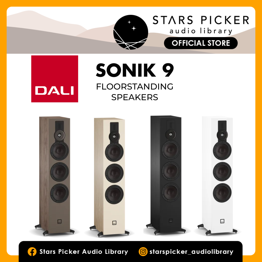DALI SONIK 9 Flagship Floorstanding Speakers with Hybrird Tweeter & 7in Woofer
