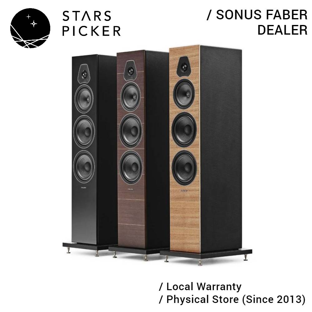 Sonus Faber LUMINA V - Flagship Lumina Collection Passive 3-way Floorstanding Loudspeaker System with Vented Box Design
