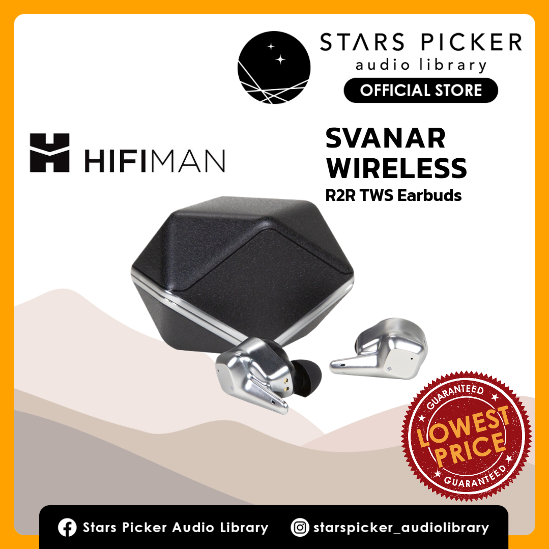 Hifiman Svanar Wireless R2R Bluetooth 5.2 LDAC IPX5 ANC True Wireless Earbuds