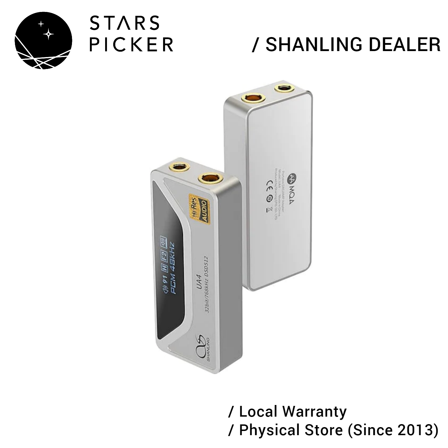 Shanling UA4 Hi-Res Portable USB DAC Amplifier ES9069Q DAC dual Ricore RT6863 Amp