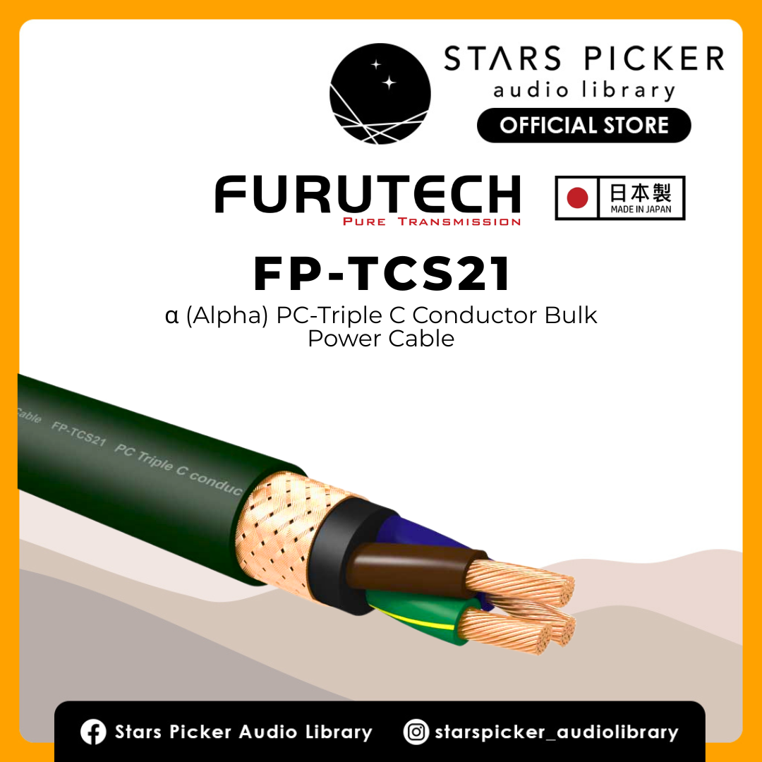 Furutech FP-TCS21 α (Alpha) PC-Triple C Conductor Power Cable