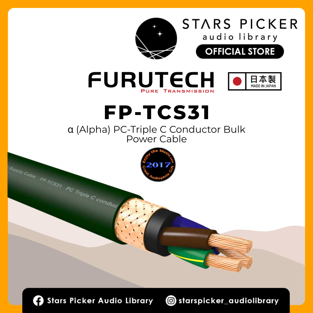 Furutech FP-TCS31 α (Alpha) PC-Triple C Conductor Power Cable