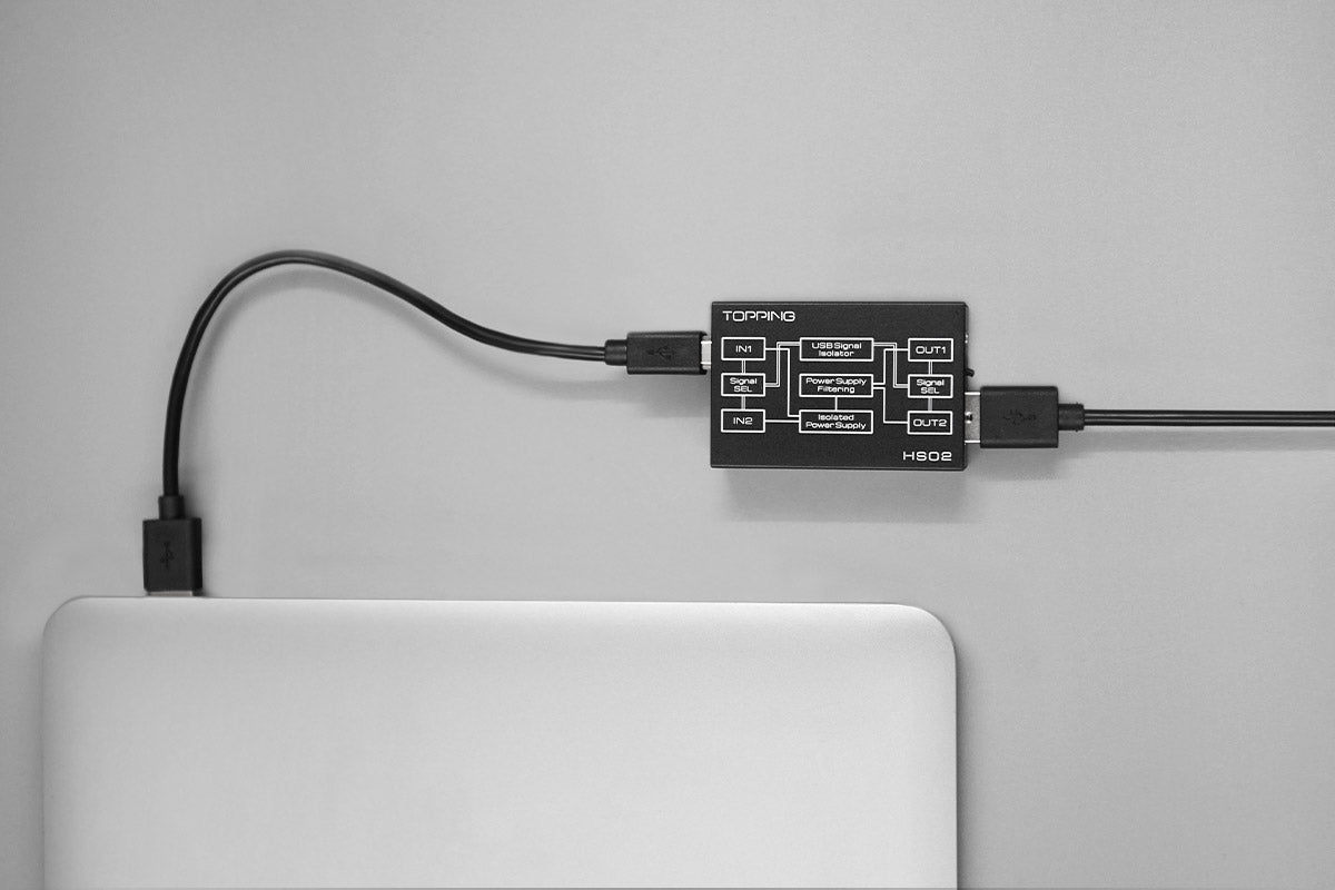 Topping HS02 USB2.0 High Performance Audio Isolator >1500KVRMS