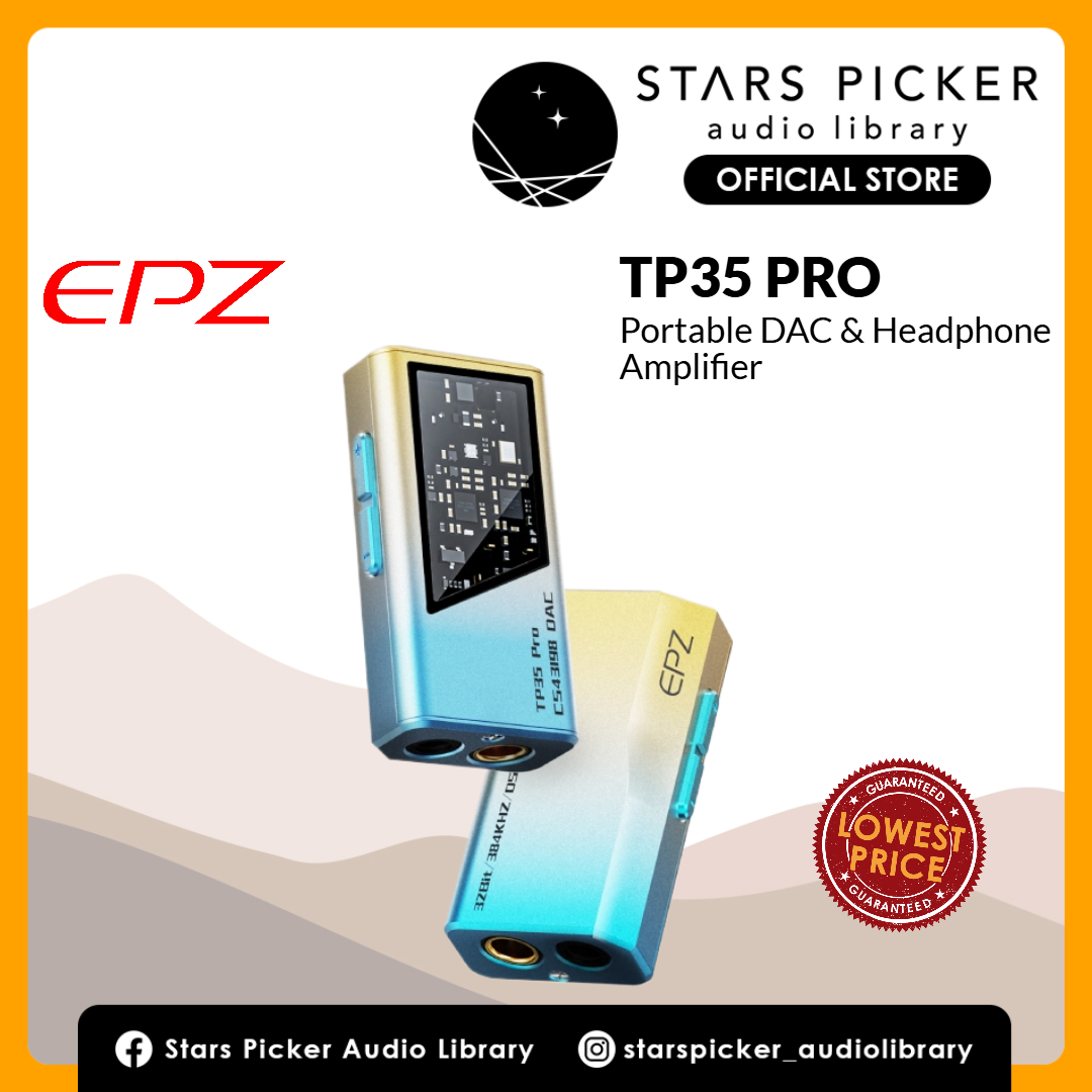 EPZ TP35 Pro Portable DAC & Headphone Amp with Dual Cirrus Logic CS43198 DAC