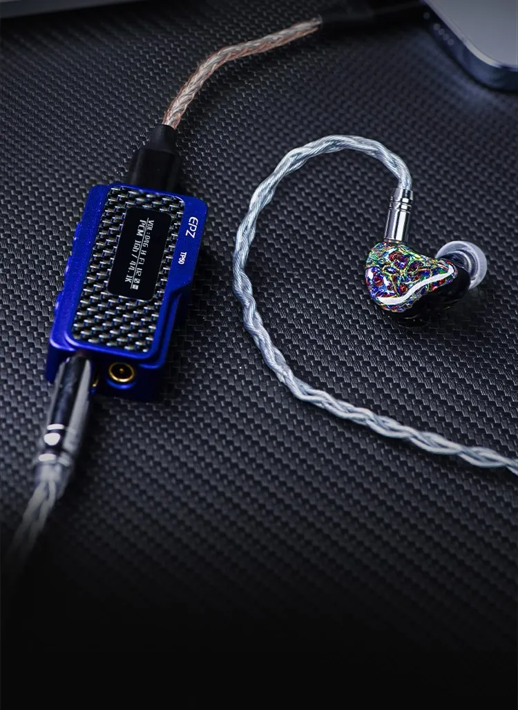 EPZ TP50 Portable Dongle DAC AMP with Dual CS43198 flagship DAC 32Bit/768KHz DSD256