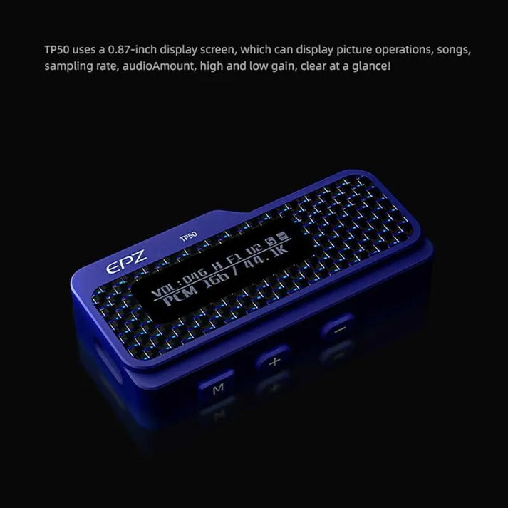 EPZ TP50 Portable Dongle DAC AMP with Dual CS43198 flagship DAC 32Bit/768KHz DSD256