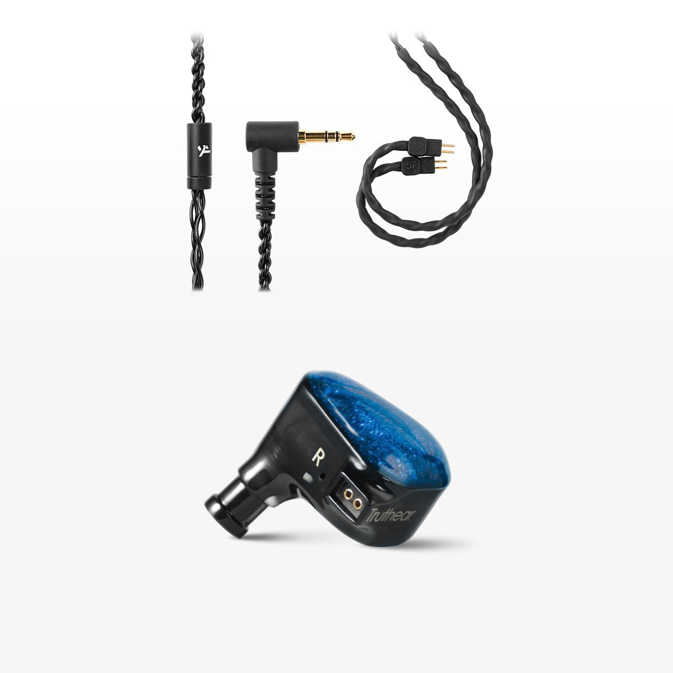 Truthear ZERO (Blue) Dual Dynamic Driver 10mm+7.8mm In-ear Monitor IEM Earphone Harman Target Tuned