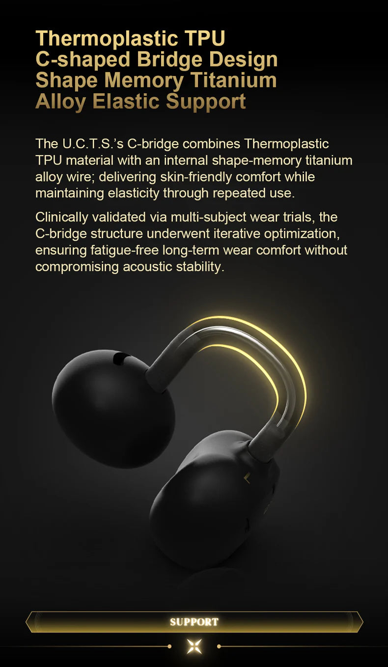 MOONDROP x Wuthering Waves - U.C.T.S Ear-clip Wireless Headphone (OWS) ENG