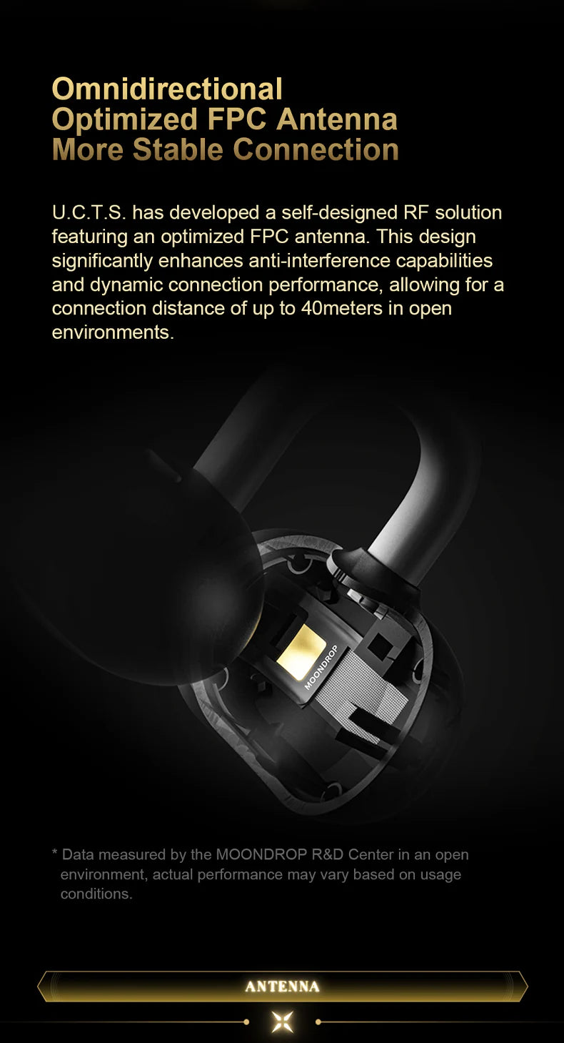 MOONDROP x Wuthering Waves - U.C.T.S Ear-clip Wireless Headphone (OWS) ENG