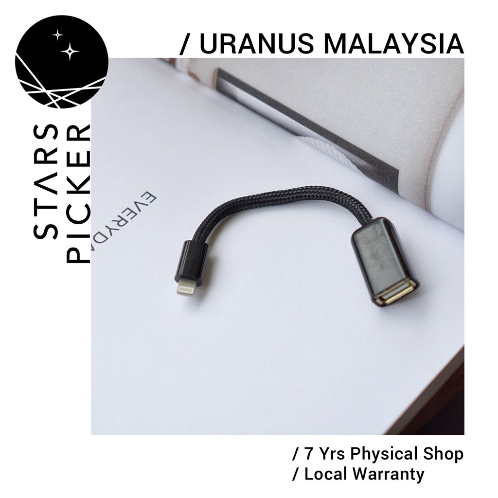 Uranus Lightning-RSOCC (12cm) - Neotech RSOCC Apple iPhone iPad iOS OTG Cable for USB Devices