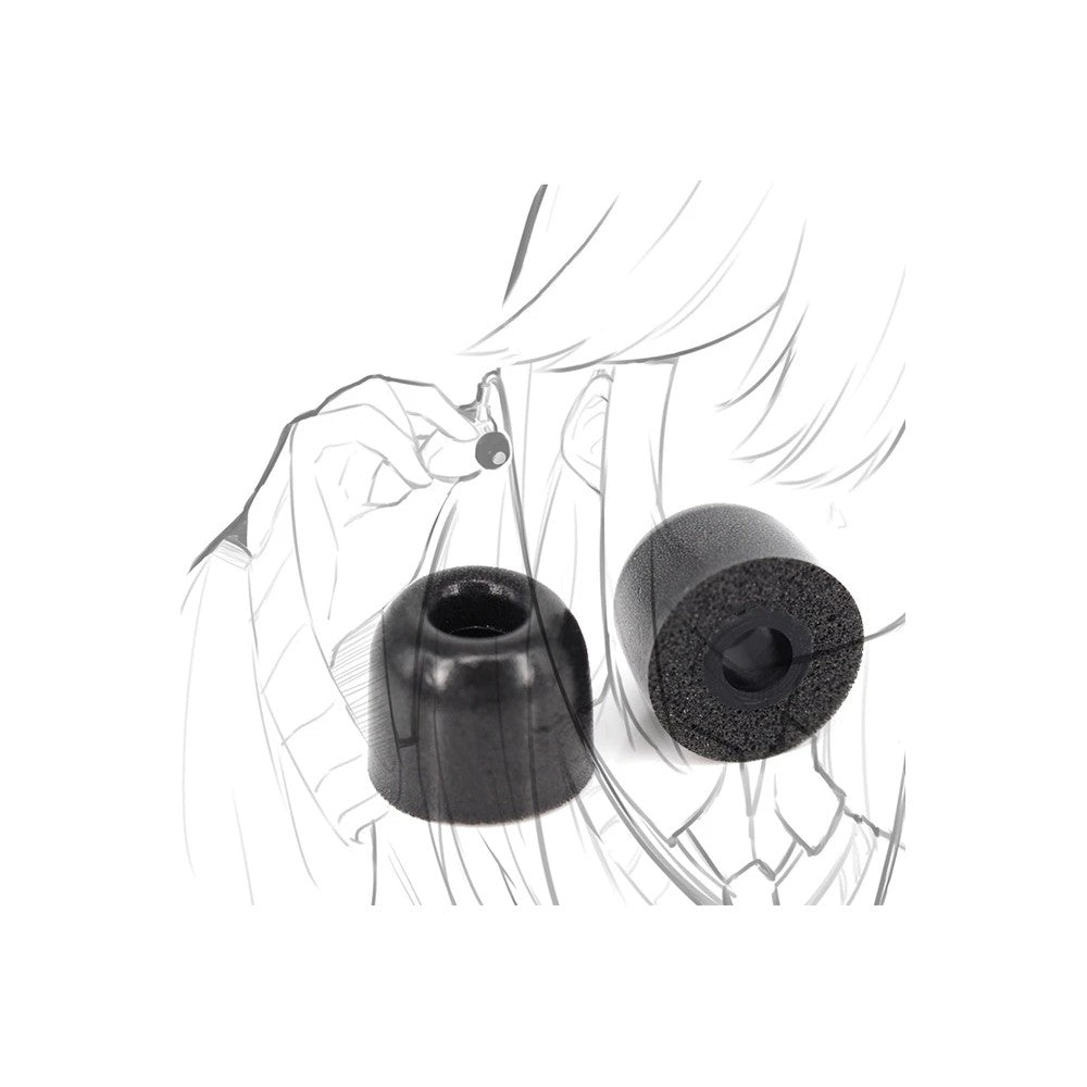 Moondrop MIS-Tip T41 / T55 - Memory Foam Eartips for IEM Earphones Sponge Ear Tip