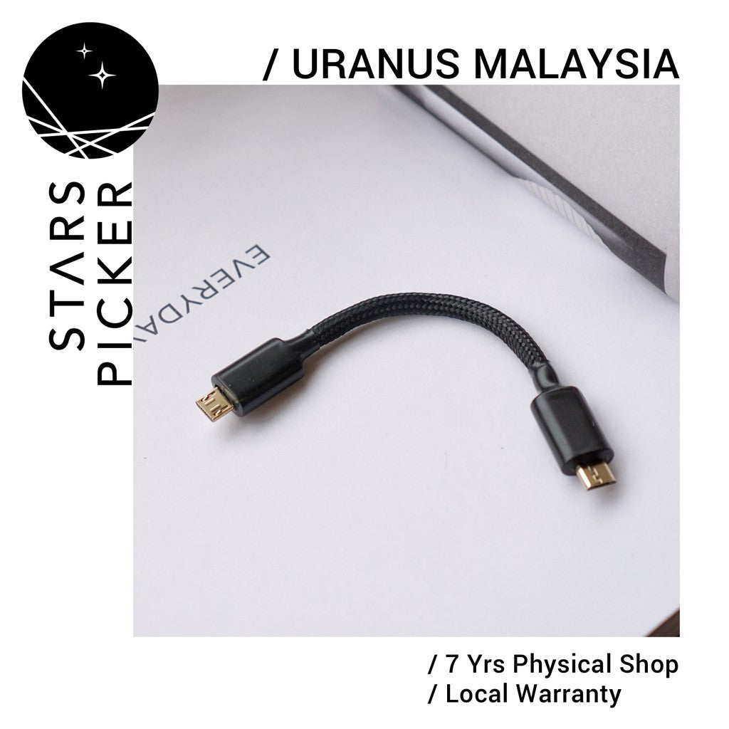 Uranus USB-RSOCC (12cm) - Neotech RSOCC OTG Cable for USB Devices USB A / A (Female) / B / Type C / micro USB