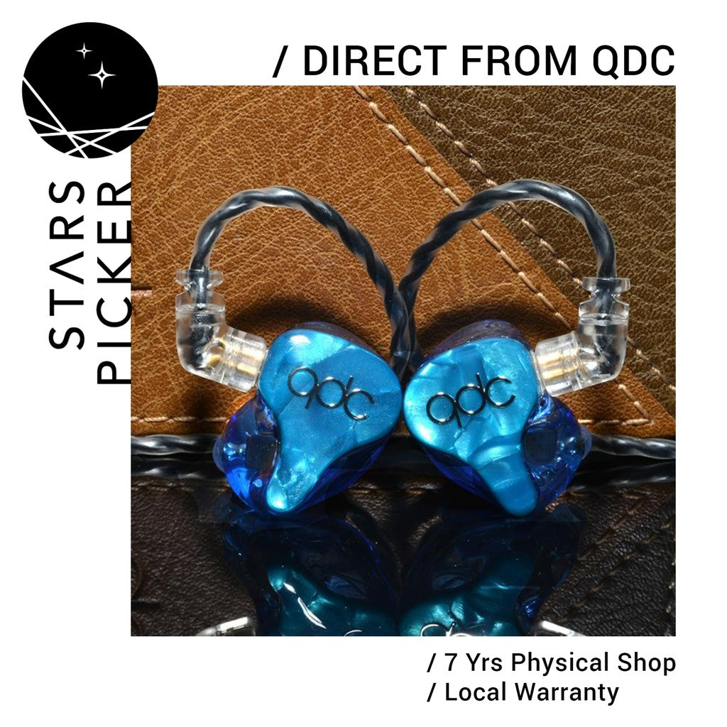 QDC Neptune - IEM Earphone Single Balance Armature BA driver Standard IEM In-Ear Monitors