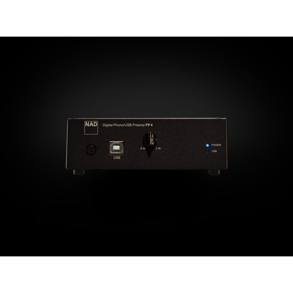 NAD PP4 / PP 4 - Digital Phono USB Preamplifier Vinyl LP to WAV PC MAC Convertor Audio Recording Ripping