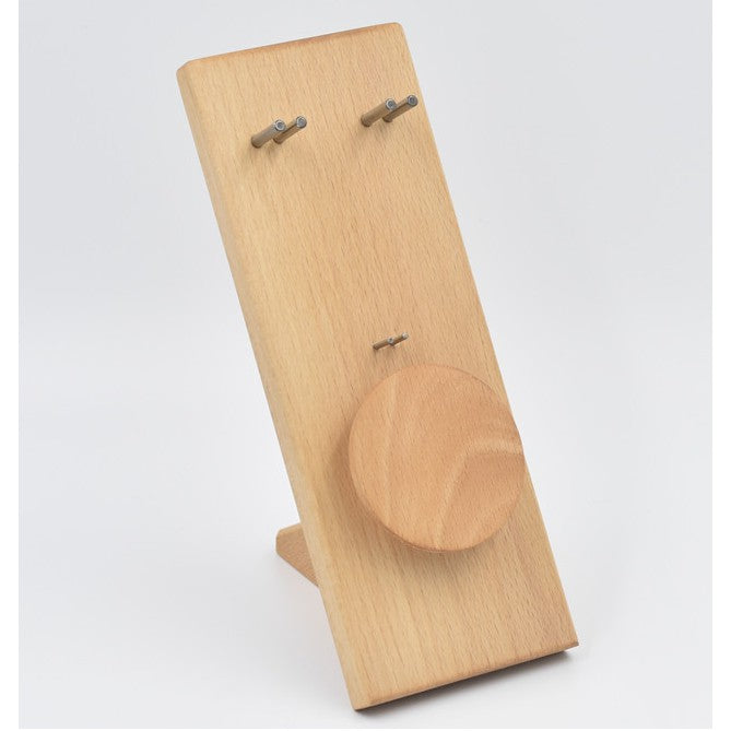 Wooden Earphone Rack for Wired In Ear Earbud IEM Display Stand