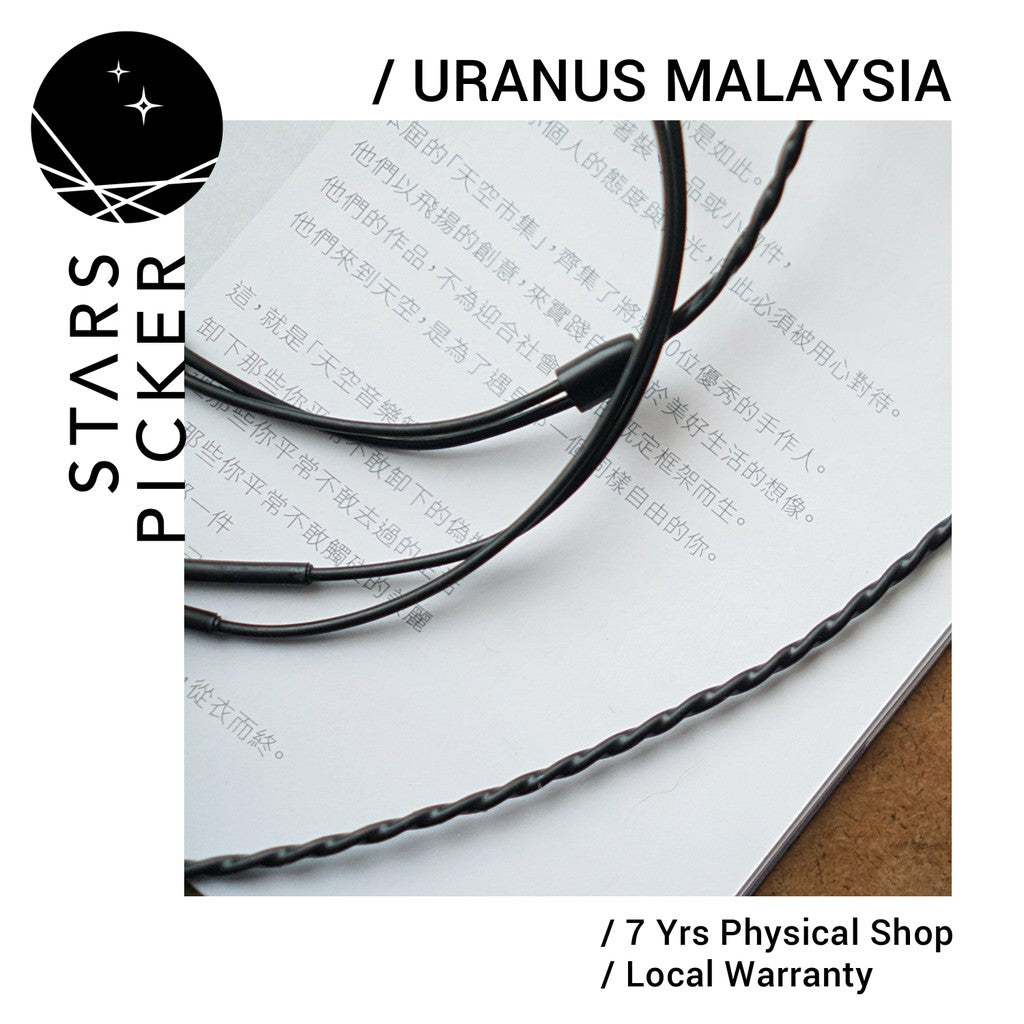 Uranus IEM-237 SPOFC - Replacement Upgrade Cable for IEM Earphone (Customizable Plug & Connectors)