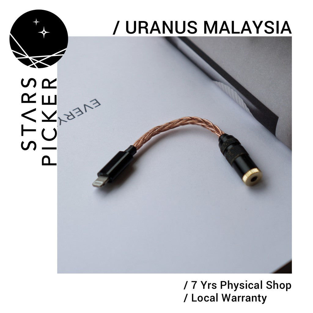 Uranus Lightning-8FOCC (12cm) - OTG Cable for iPhone to Portable DAC Amplifier iPhone to USB micro USB A/B/C