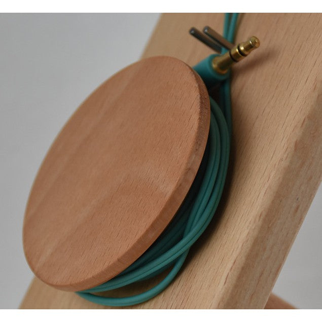 Wooden Earphone Rack for Wired In Ear Earbud IEM Display Stand