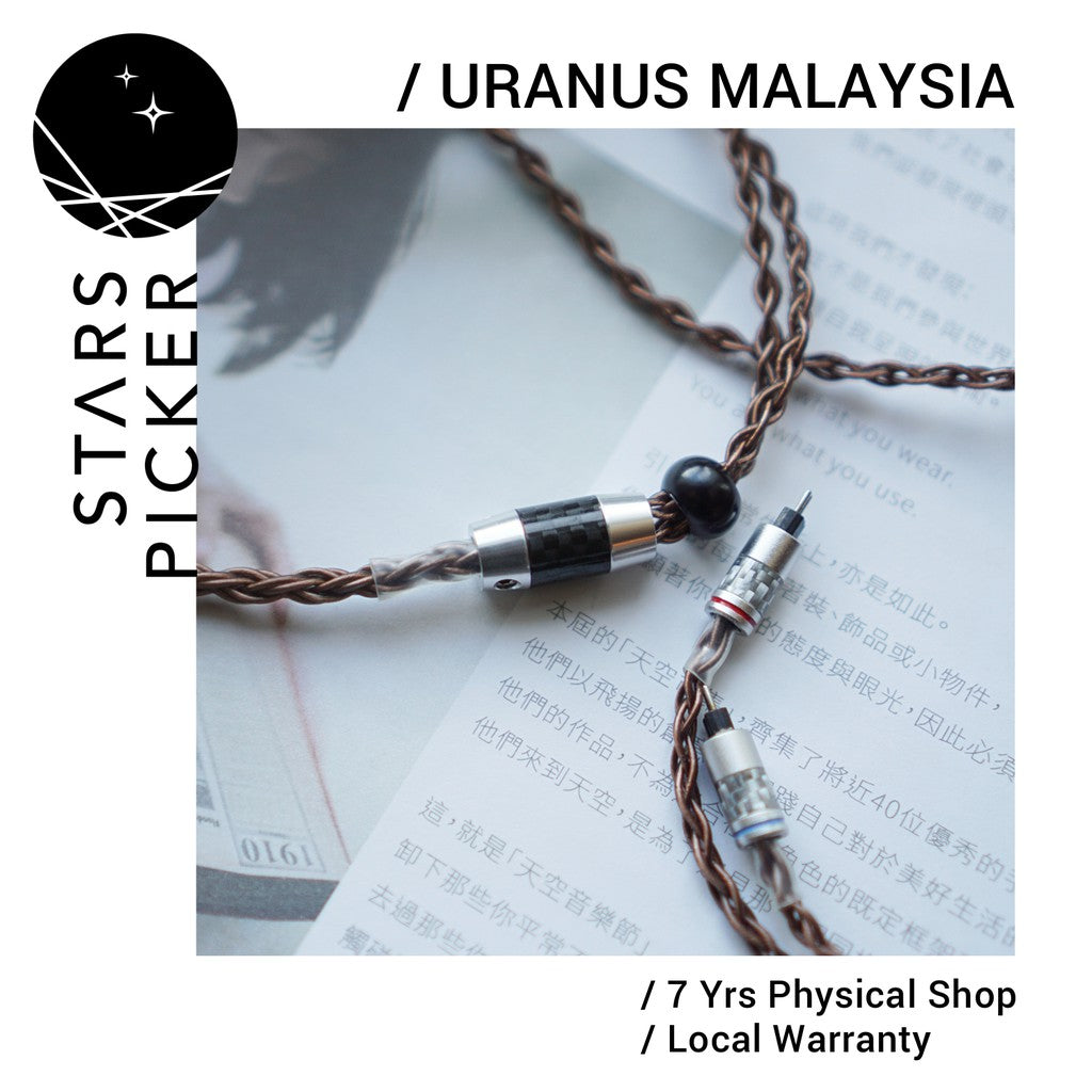 Uranus IEM-8C 7N Deep Cryo OCC Copper - IEM Earphone Replacement Cable / Upgrade Cable