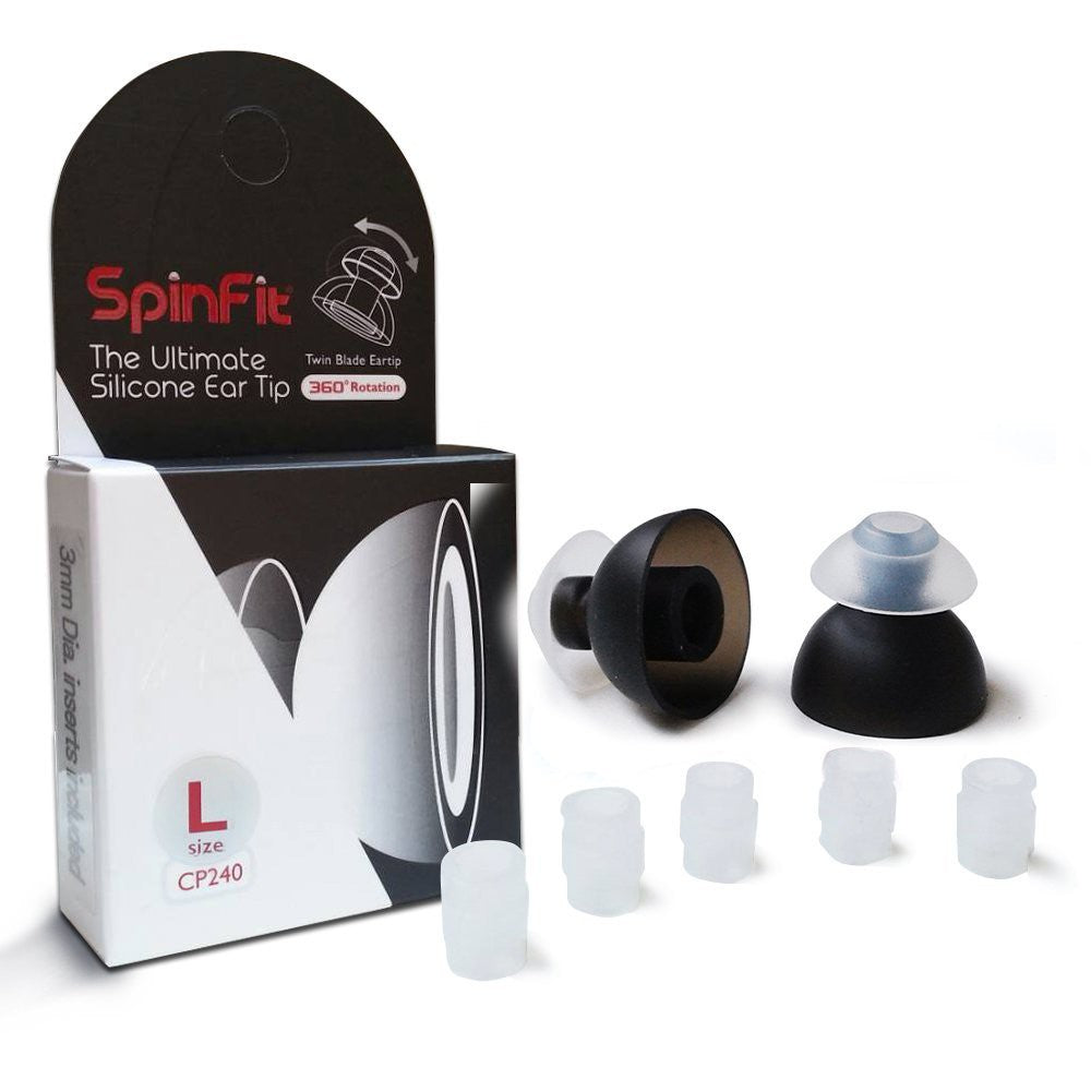 SpinFit CP240 CP-240 Premium Eartips 1 Pair (4mm)